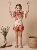 Girls Printed Shorts & Top